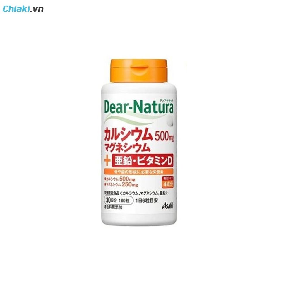 Canxi hữu cơ cho người gi&agrave; Dear Natura Asahi Nhật Bản hỗ trợ đi lại linh hoạt v&agrave; giảm đau mỏi xương khớp