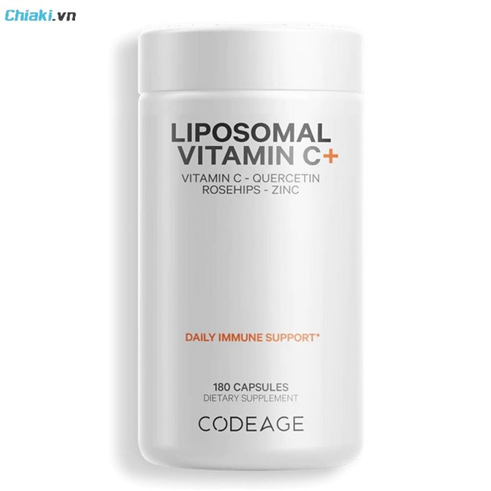 Vi&ecirc;n uống vitamin C Liposomal 500mg của Mỹ ph&ugrave; hợp cho những người c&oacute; hệ ti&ecirc;u h&oacute;a nhạy cảm