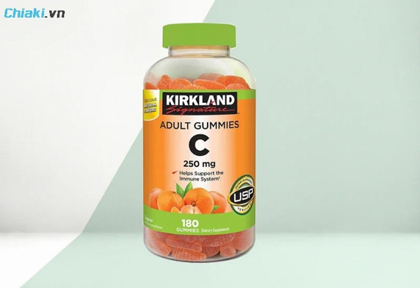 Kẹo dẻo vitamin C của Mỹ Kirkland 250mg tăng cường hệ miễn dịch hiệu quả, nhẹ nh&agrave;ng v&agrave; ngon miệng