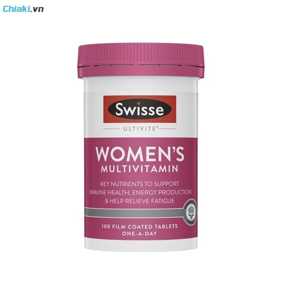 Vitamin tổng hợp của &Uacute;c cho phụ nữ Swisse Women&rsquo;s giảm căng thẳng v&agrave; nu&ocirc;i dưỡng l&agrave;n da, m&aacute;i t&oacute;c b&oacute;ng mượt