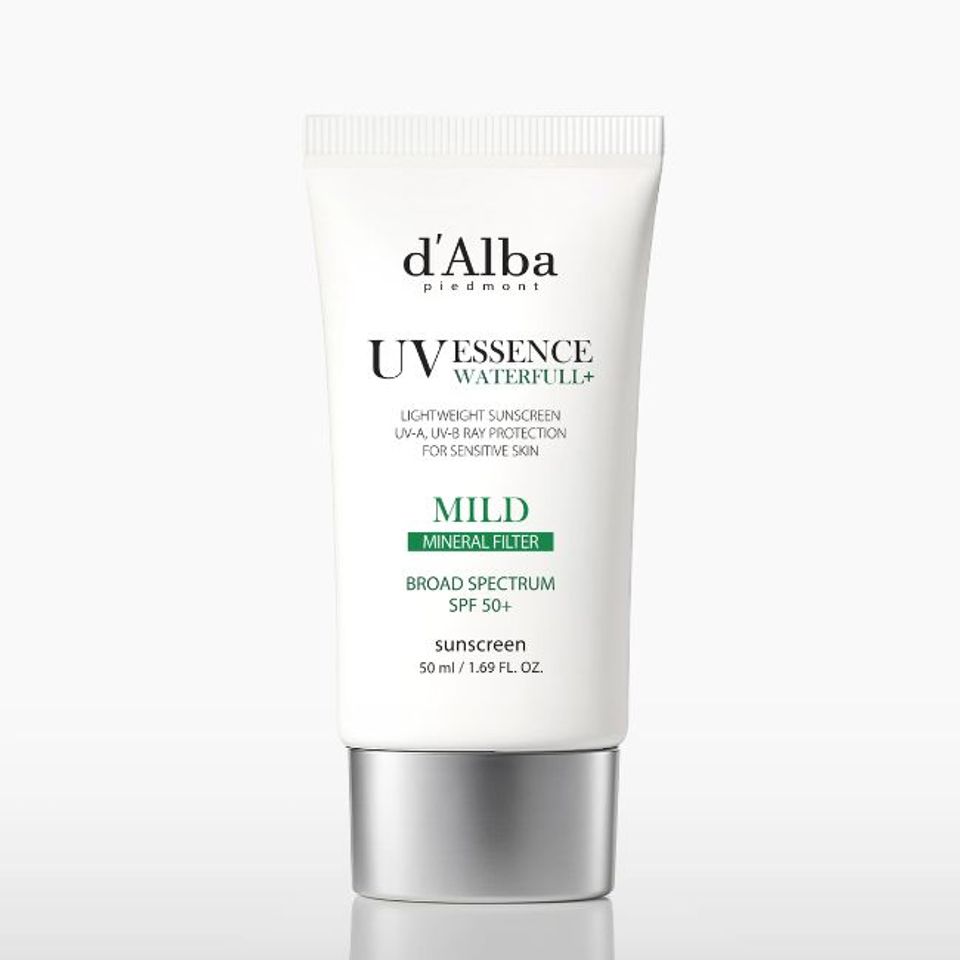 Kem chống nắng vật l&yacute; kh&ocirc;ng n&acirc;ng tone d'Alba Waterfull Mild