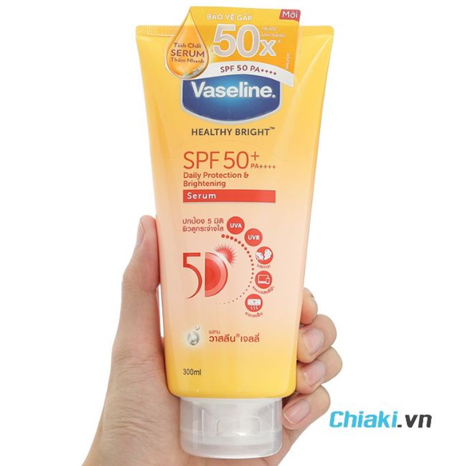 Sữa chống nắng body Vaseline Healthy Bright