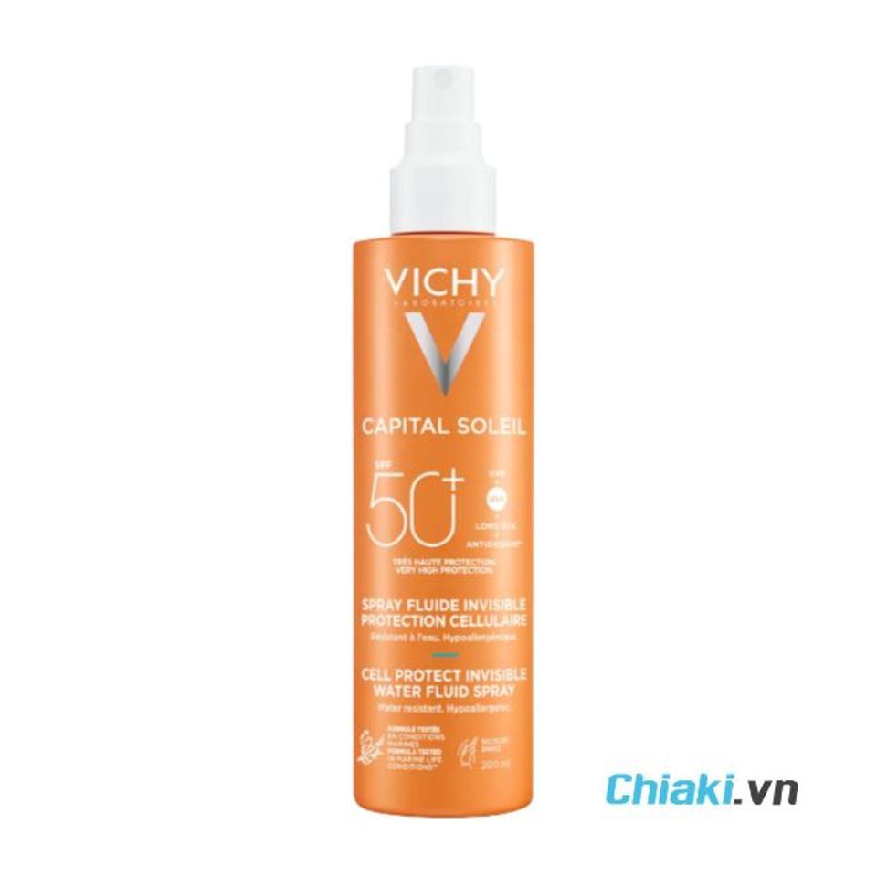 Xịt chống nắng body Vichy Capital Soleil Cell Protect Invisible