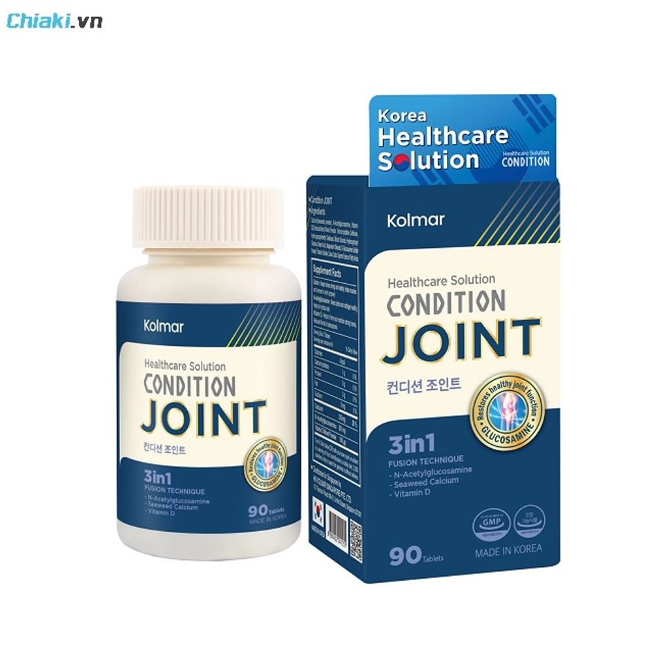 Vi&ecirc;n uống Kolmar Condition Joint H&agrave;n Quốc duy tr&igrave; được độ dẻo dai của hệ vận động