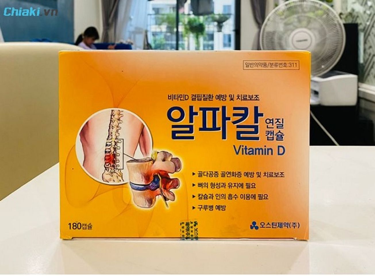 Vi&ecirc;n uống bổ sung Alfacalcidol Austin Pharma H&agrave;n Quốc ngăn ngừa lo&atilde;ng xương bền vững