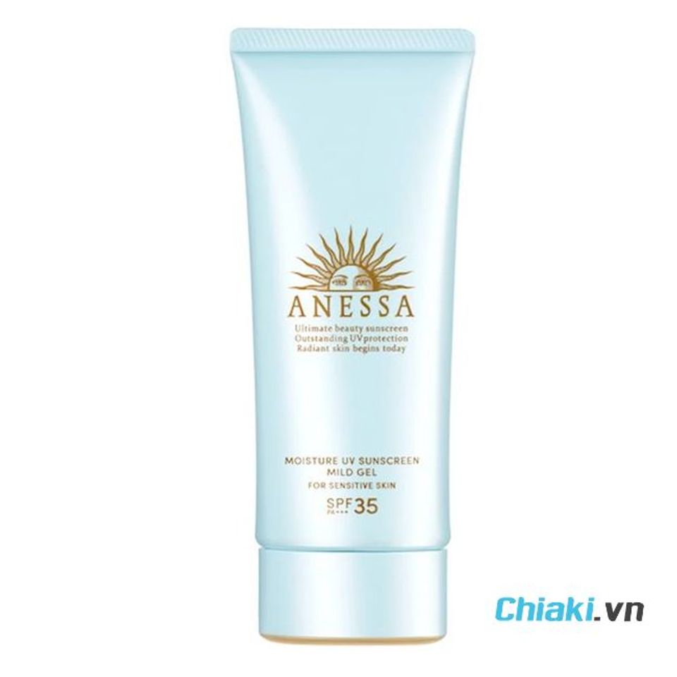 Kem chống nắng Anessa Moisture UV Sunscreen Mild Gel cho da nhạy cảm