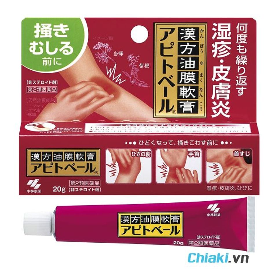 Kem trị vi&ecirc;m da cơ địa của Nhật Kobayashi Apitoberu