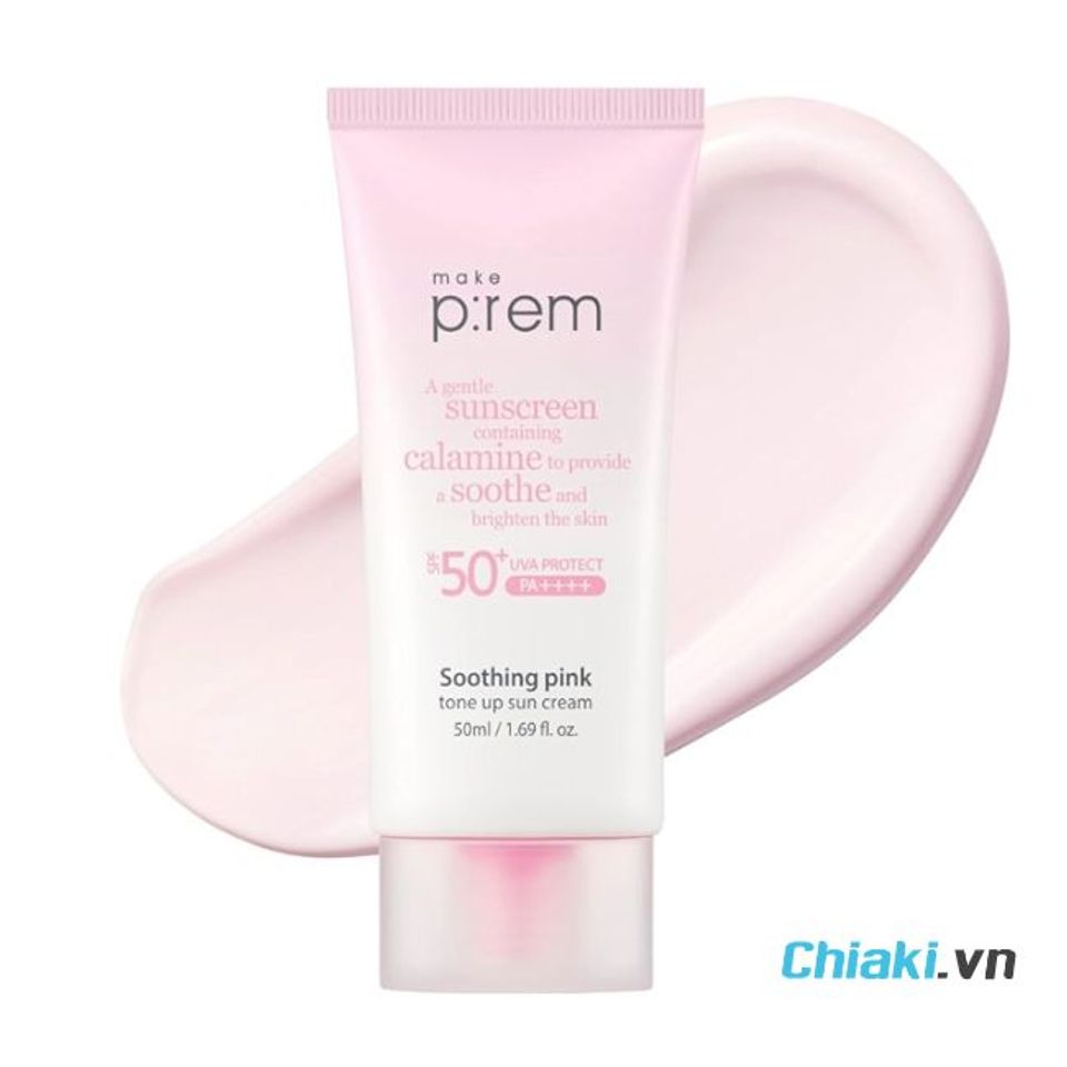 Kem chống nắng Make P:rem hồng