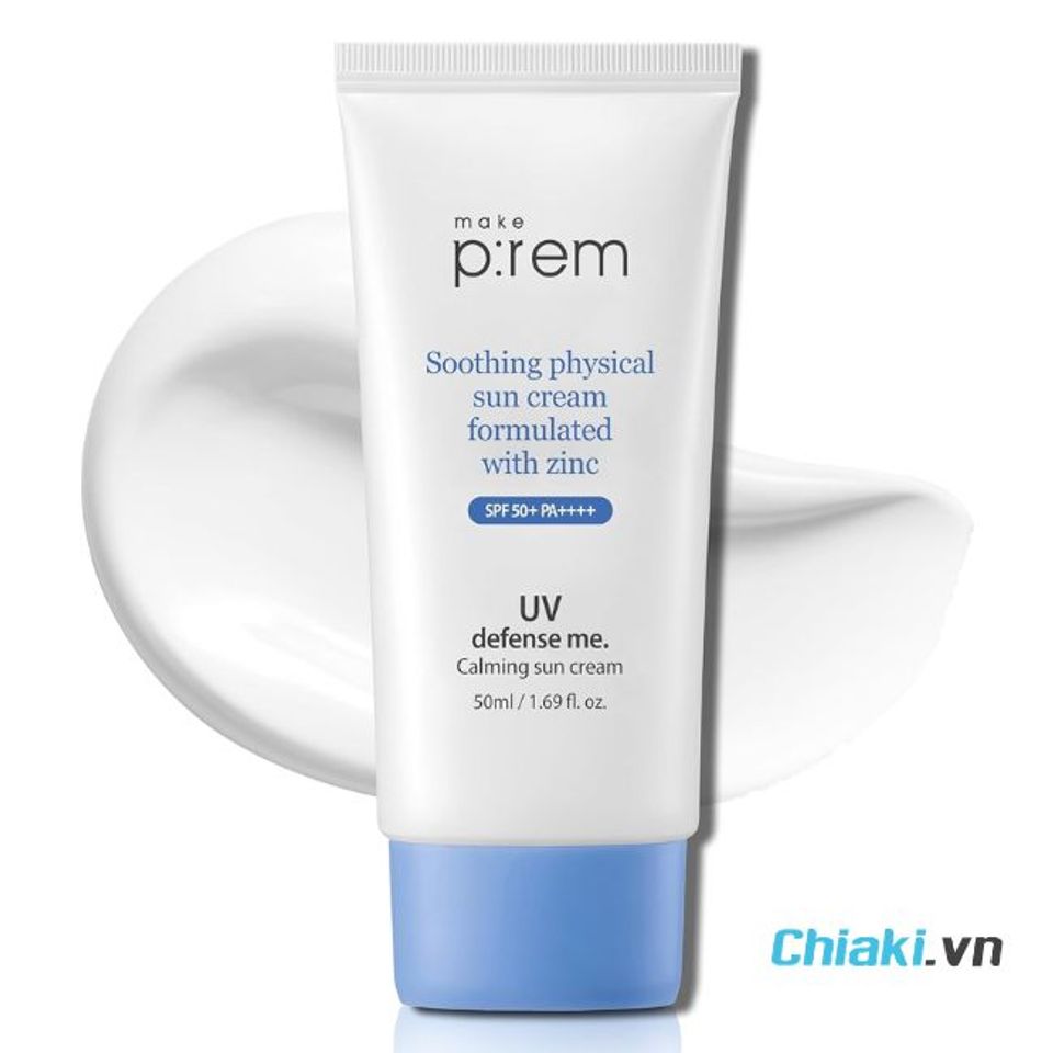 Kem chống nắng Make P:rem xanh dương đậm
