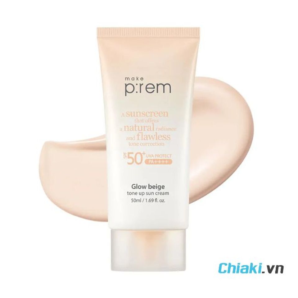 Kem chống nắng Make P:Rem Glow Beige Tone Up Sun Cream