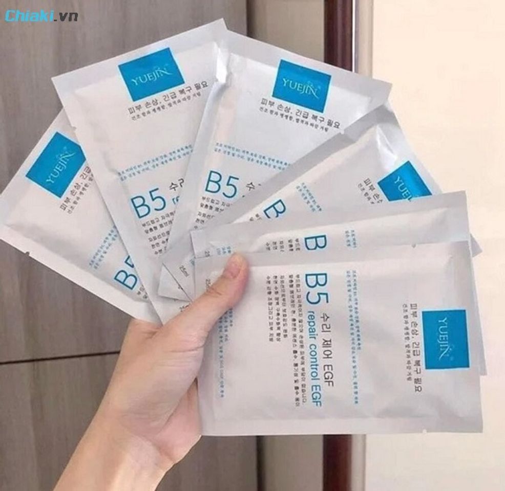 Mặt nạ B5 H&agrave;n Quốc Yuejin Repair Control EGF phi&ecirc;n bản 24h giảm nhanh trạng th&aacute;i k&iacute;ch ứng, mẩn đỏ