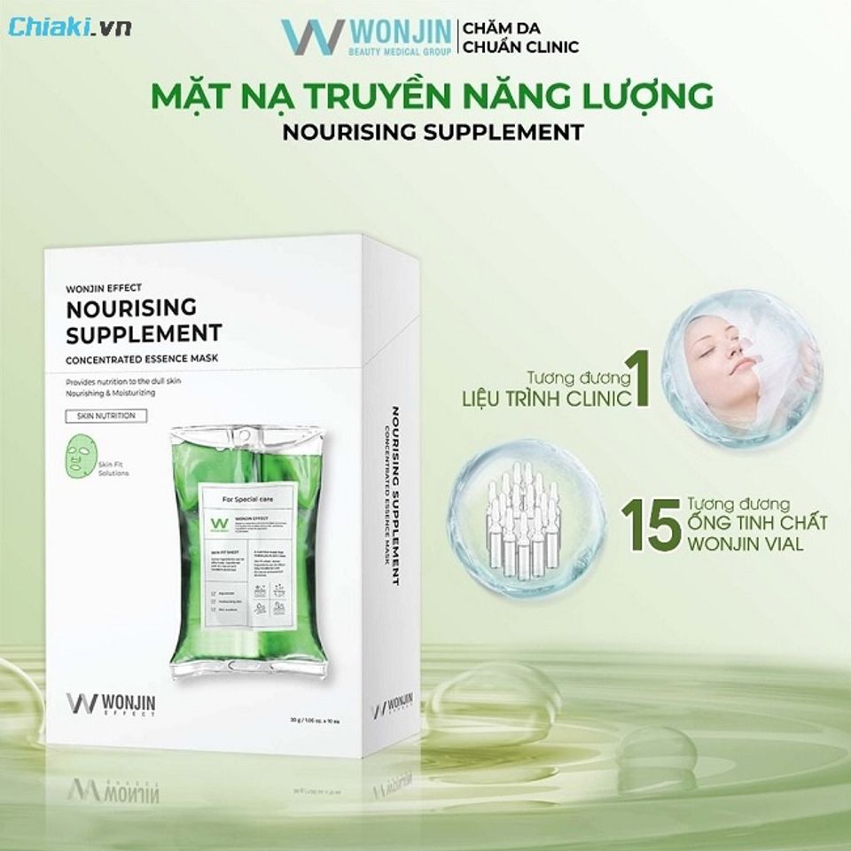 Mặt nạ B5 H&agrave;n Quốc Wonjin Nourishing Supplement th&uacute;c đẩy qu&aacute; tr&igrave;nh t&aacute;i tạo da, mang lại vẻ ngo&agrave;i tươi mới