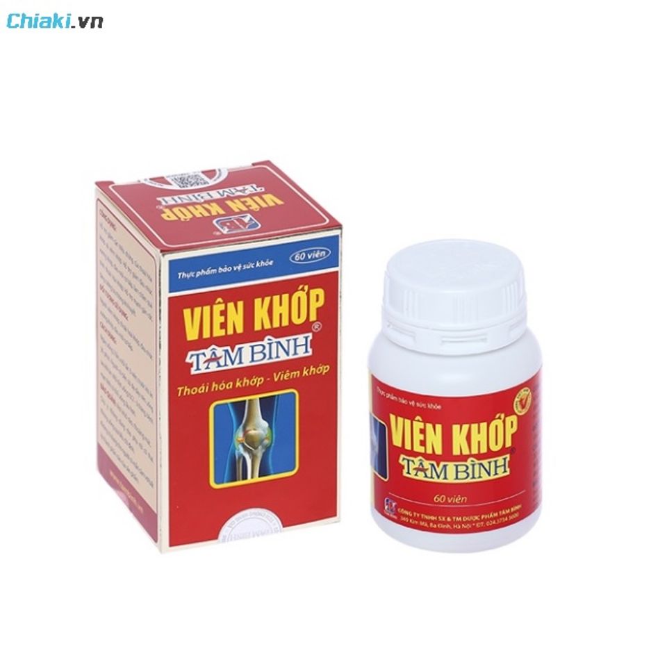 Vi&ecirc;m khớp T&acirc;m B&igrave;nh Glucosamine giảm nhanh c&aacute;c triệu chứng đau nhức, phục hồi sụn khớp bị tổn thương