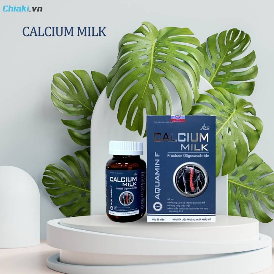 Thuốc bổ xương khớp cho người trẻ Calcium Milk bổ sung nguồn canxi hữu cơ thiết yếu dưới dạng sữa