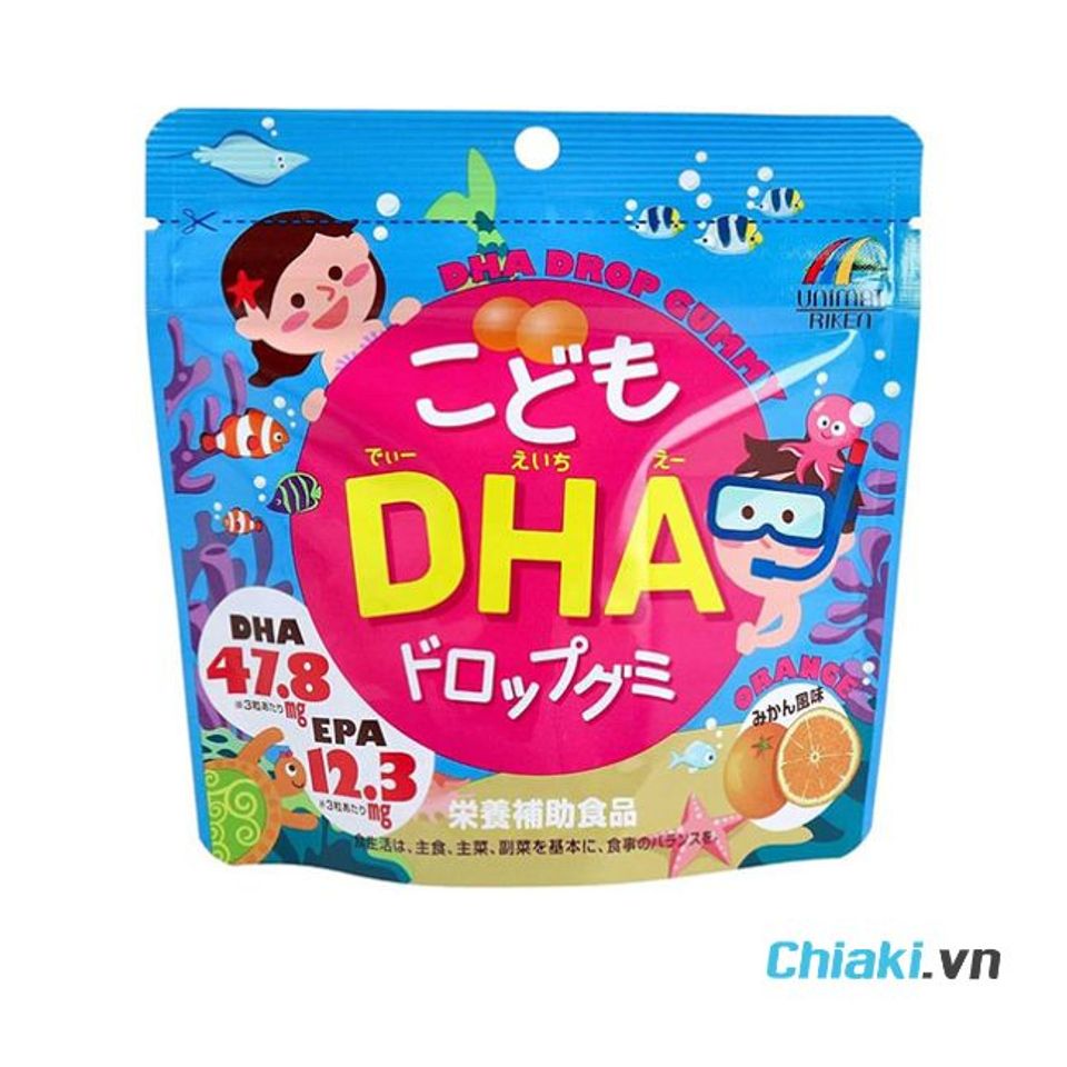 Kẹo DHA của Nhật cho b&eacute; Unimat Riken