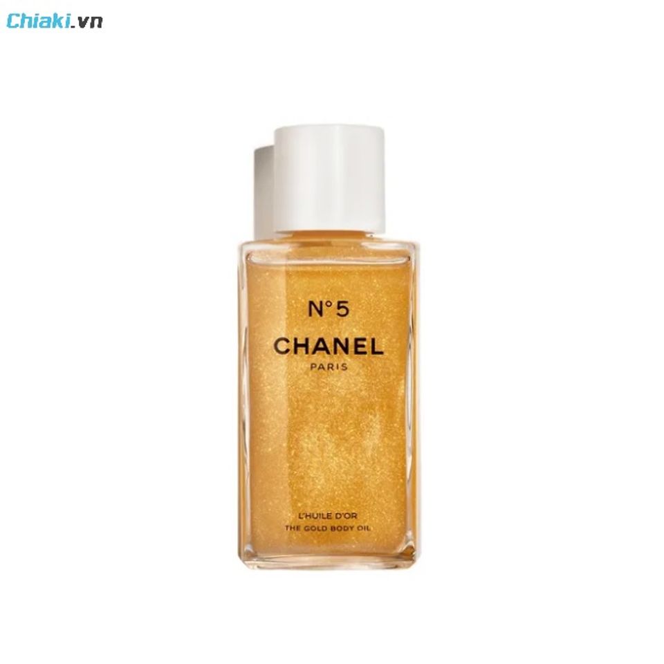 Body oil Chanel No5 L'Huile D'Or dưỡng thể hương thơm cao cấp