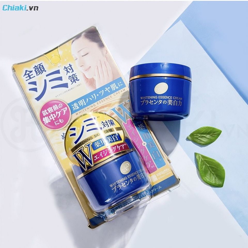 Kem dưỡng trắng da Meishoku Placewhiter Essence Cream cải thiện nếp nhăn v&ugrave;ng mắt v&agrave; kh&oacute;e miệng&nbsp;