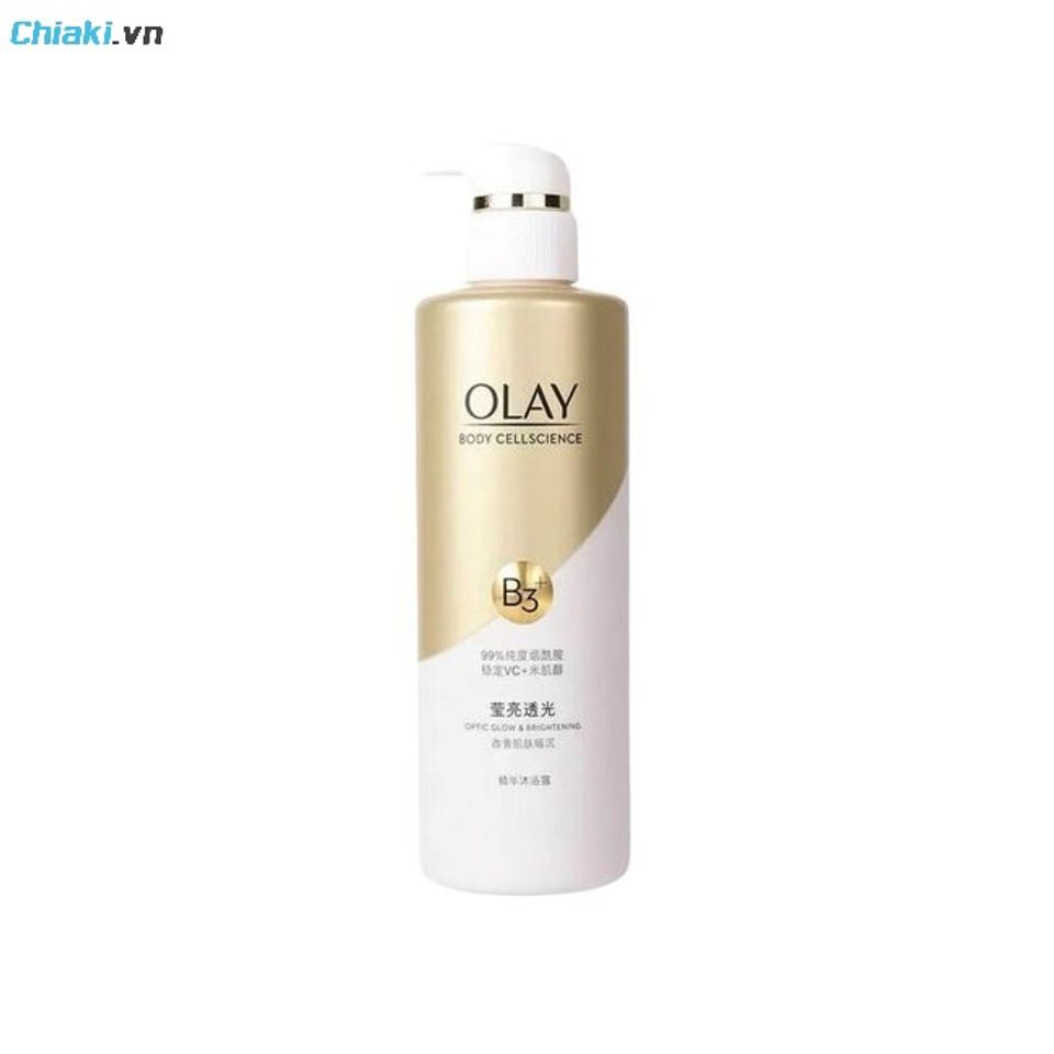 Sữa dưỡng thể trắng da Olay B3 Retinol Cellscience cải thiện t&igrave;nh trạng mụn cơ thể v&agrave; c&aacute;c dấu hiệu l&atilde;o h&oacute;a