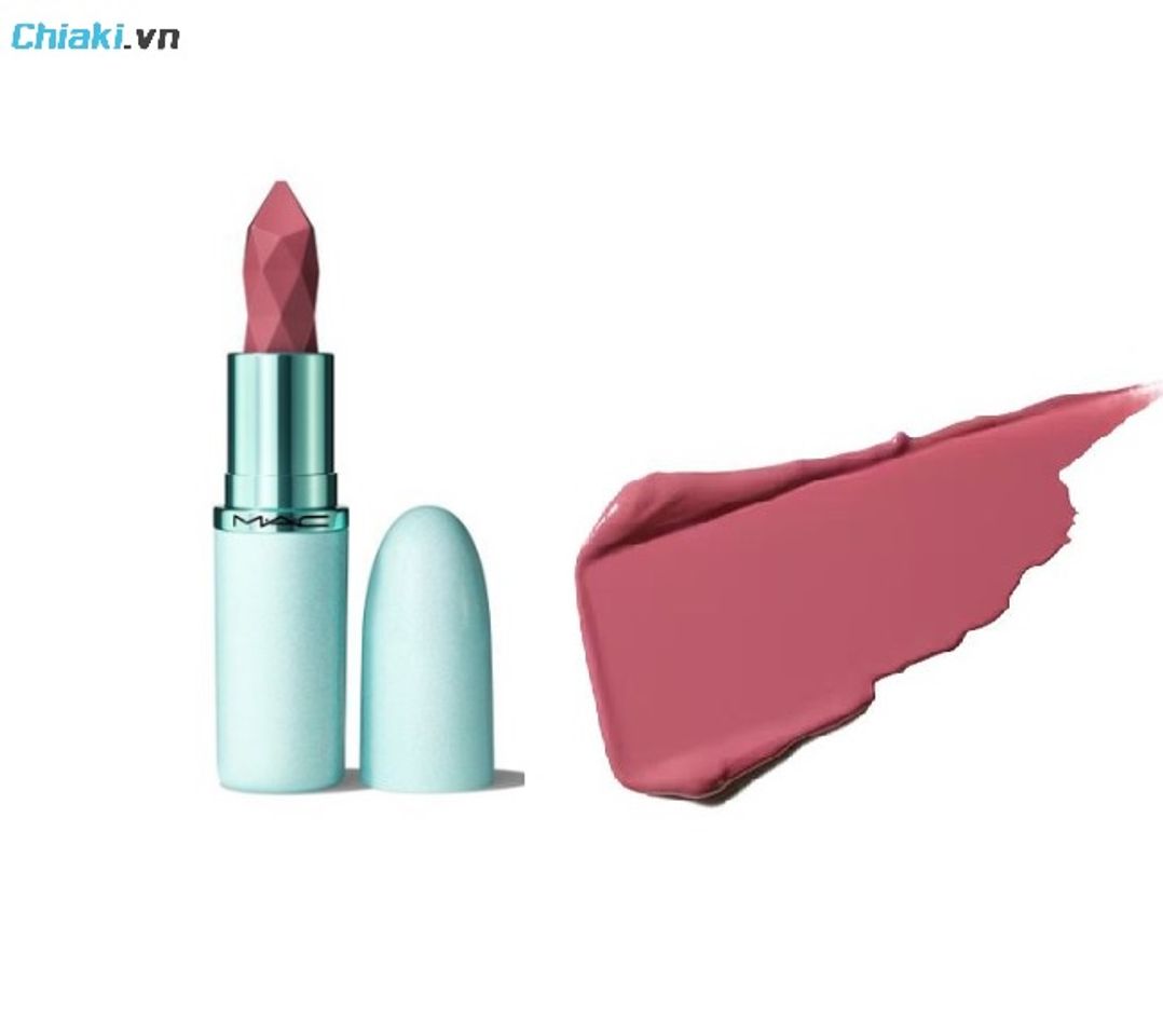Son MAC Macximal Sleek Satin Lipstick mang t&ocirc;ng hồng đất khiến bạn tự tin v&agrave; cuốn h&uacute;t hơn