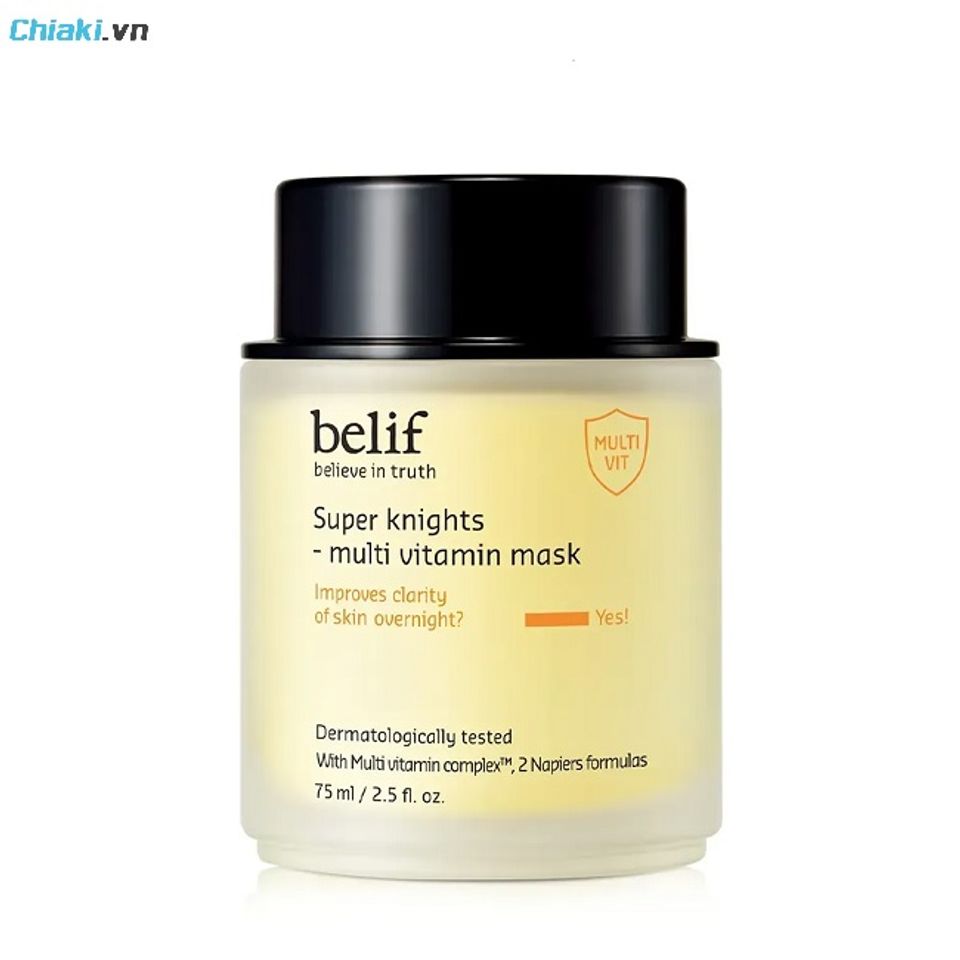 Mặt nạ ngủ Belif Super Knight Multi Vitamin H&agrave;n Quốc cải thiện l&agrave;n da mệt mỏi do thiếu ngủ&nbsp;