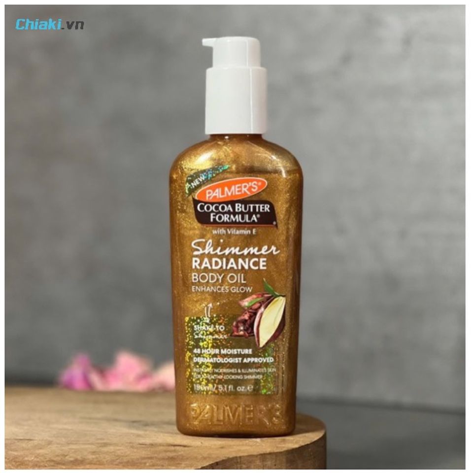 Dưỡng thể Glow cho m&ugrave;a h&egrave; Palmer's Cocoa Butter Shimmer Radiance