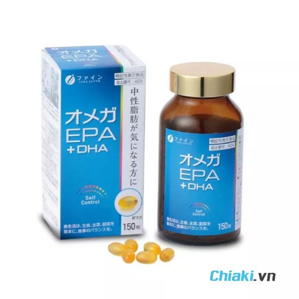 Thuốc giảm mỡ m&aacute;u của Nhật EPA & DHA Fine Japan