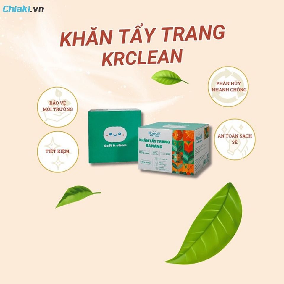 Khăn giấy tẩy trang Kawaii l&agrave;m sạch da nhẹ nh&agrave;ng, chất liệu mềm mại, &iacute;t xơ b&ocirc;ng