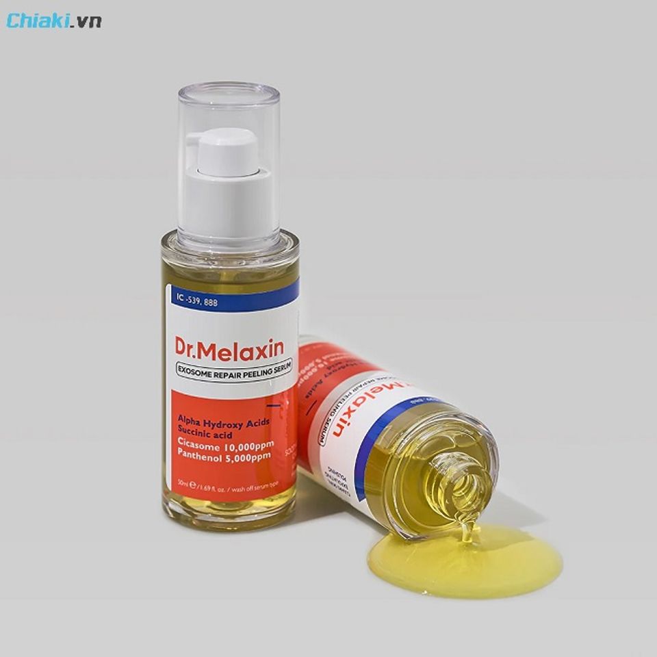 Serum Exosome Repair Ampoule Dr. Melaxin l&agrave;m dịu da cấp tốc, gi&uacute;p l&agrave;m đầy c&aacute;c vết sẹo