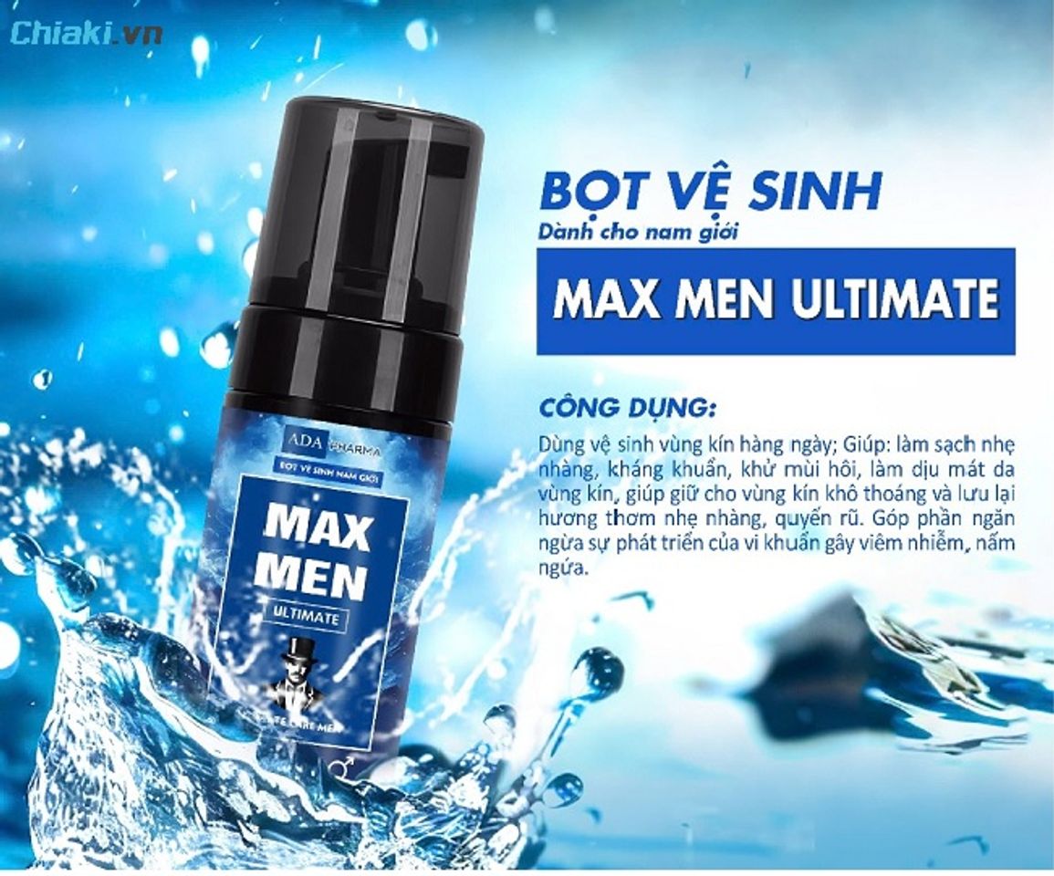 Bọt vệ sinh cho nam Max Men