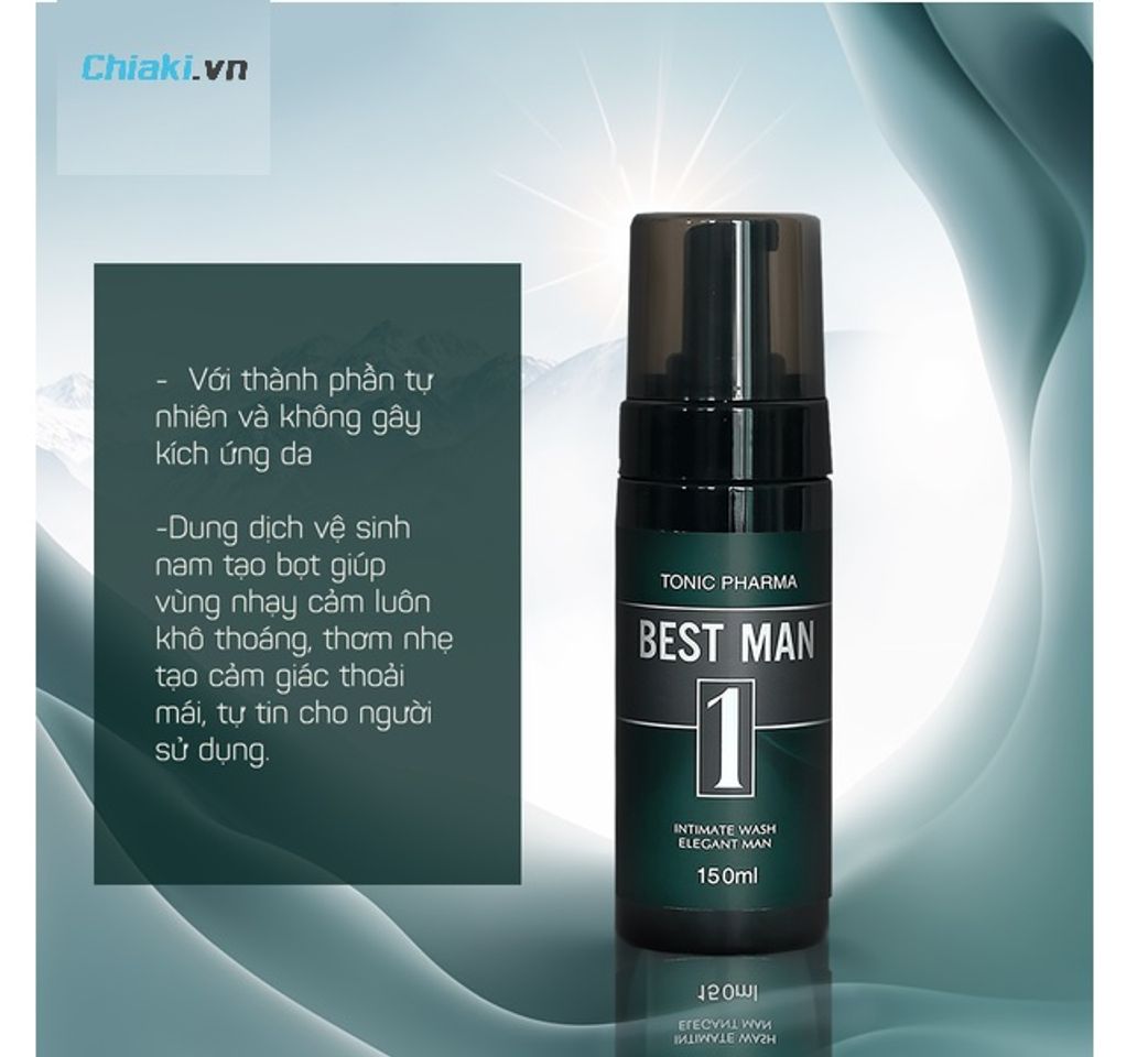 Dung dịch vệ sinh nam BEST MAN Elegant Man Intimate Wash