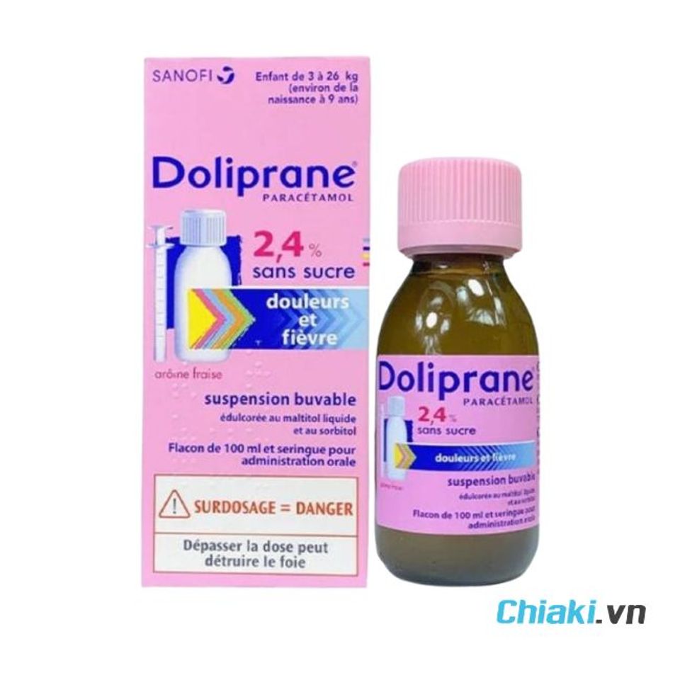 Siro hạ sốt Doliprane