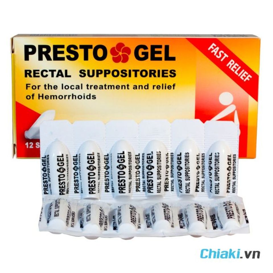 Thuốc đặt trĩ Presto Gel