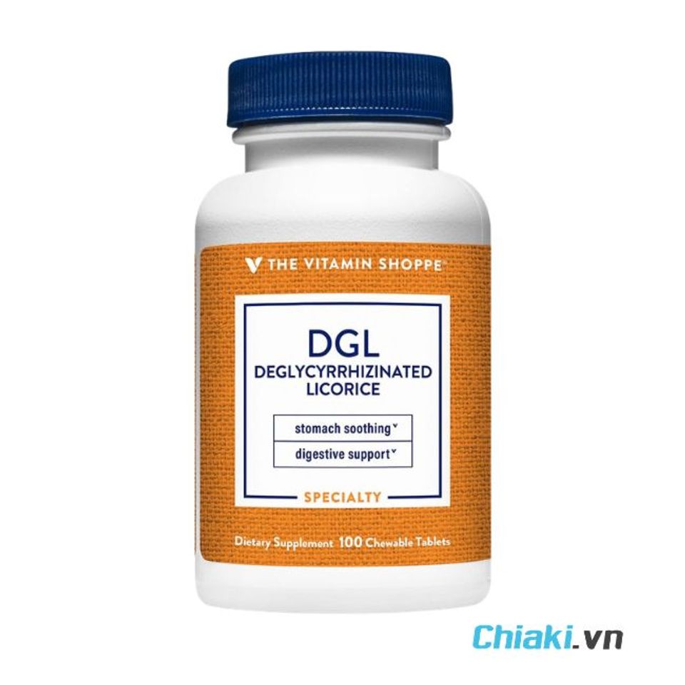 Vi&ecirc;n nhai dạ d&agrave;y The Vitamin Shoppe DGL