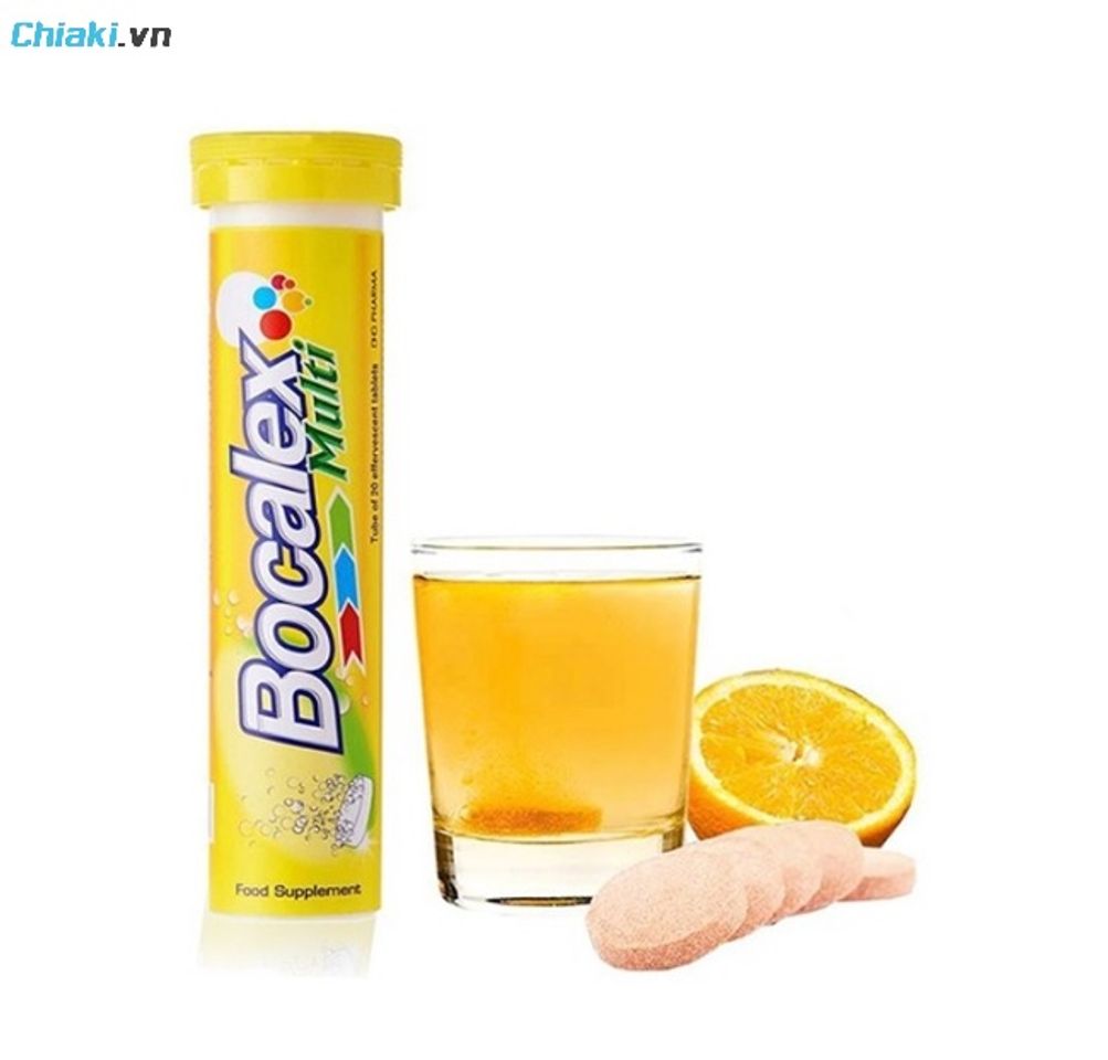 Vi&ecirc;n sủi vitamin C Bocalex Multi bổ sung Vitamin C v&agrave; B tăng đề kh&aacute;ng, cải thiện thể trạng v&agrave; giảm mệt mỏi
