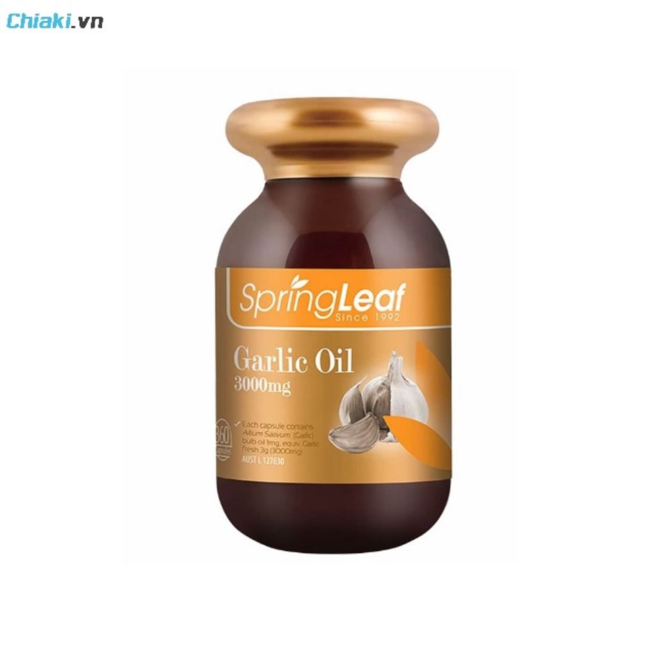 Vi&ecirc;n uống tinh dầu tỏi Garlic Oil 3000mg Spring Leaf &Uacute;c tạo một m&agrave;ng chắn sinh học, chủ động ti&ecirc;u diệt c&aacute;c mầm bệnh