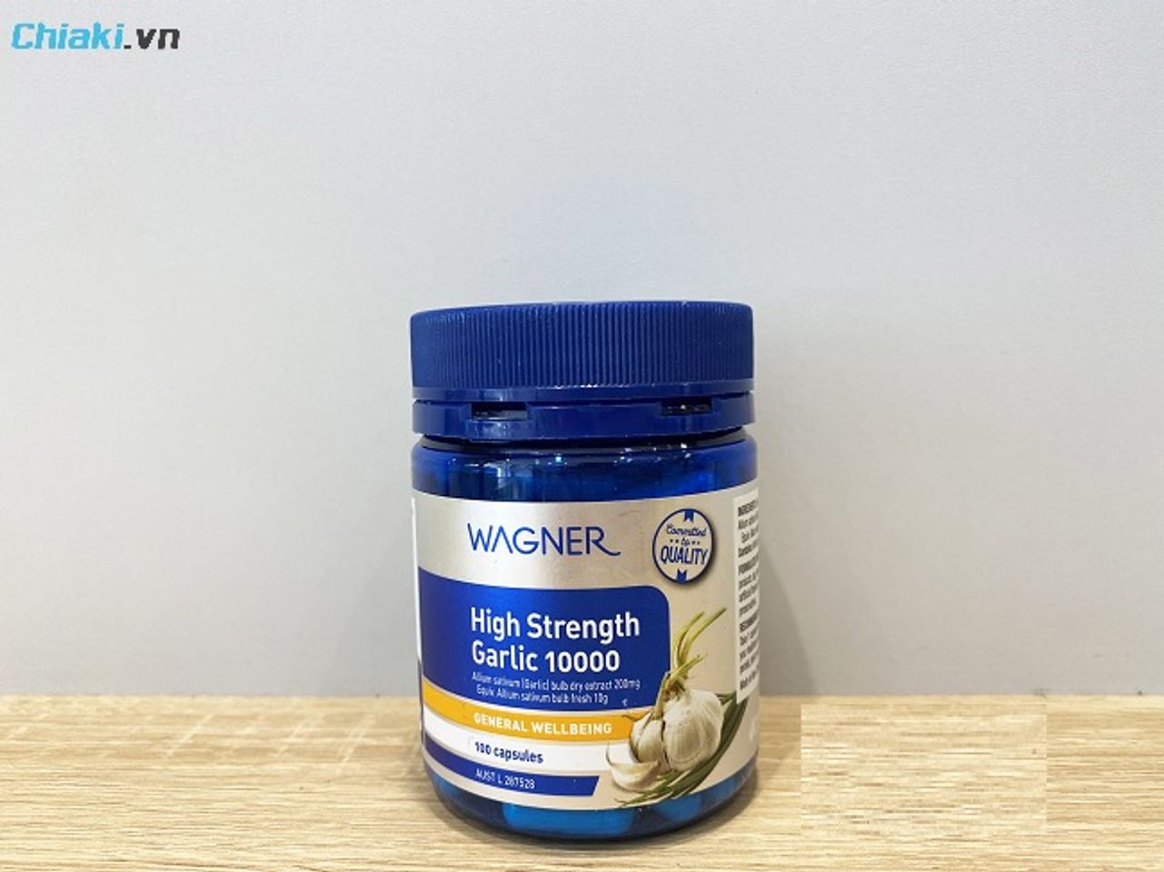 Vi&ecirc;n uống dầu tỏi Wagner High Strength Garlic 10000 sử dụng tinh chất tỏi liều cao, c&oacute; khả năng t&aacute;c động kh&aacute;ng vi&ecirc;m mạnh
