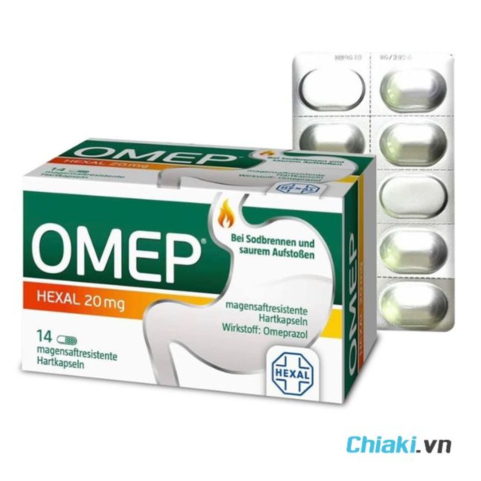 Thuốc tr&agrave;o ngược dạ d&agrave;y của Đức Omep Hexal 20mg