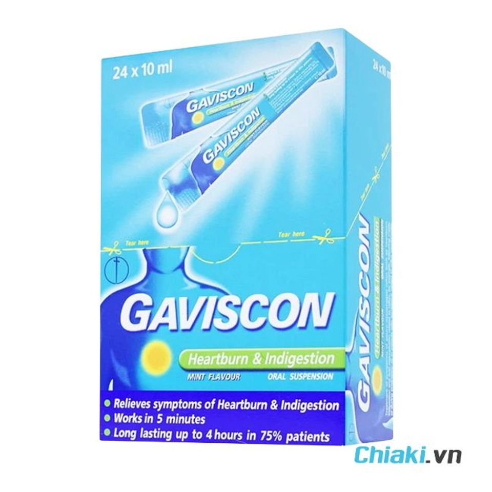 Thuốc tr&agrave;o ngược dạ d&agrave;y Gaviscon
