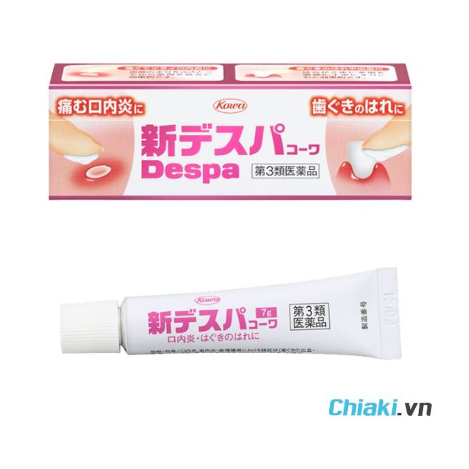 Thuốc b&ocirc;i nhiệt miệng của Nhật Despa Kowa