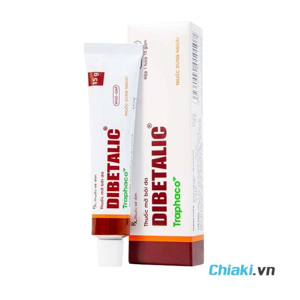 Thuốc b&ocirc;i trị vảy nến Dibetalic Traphaco