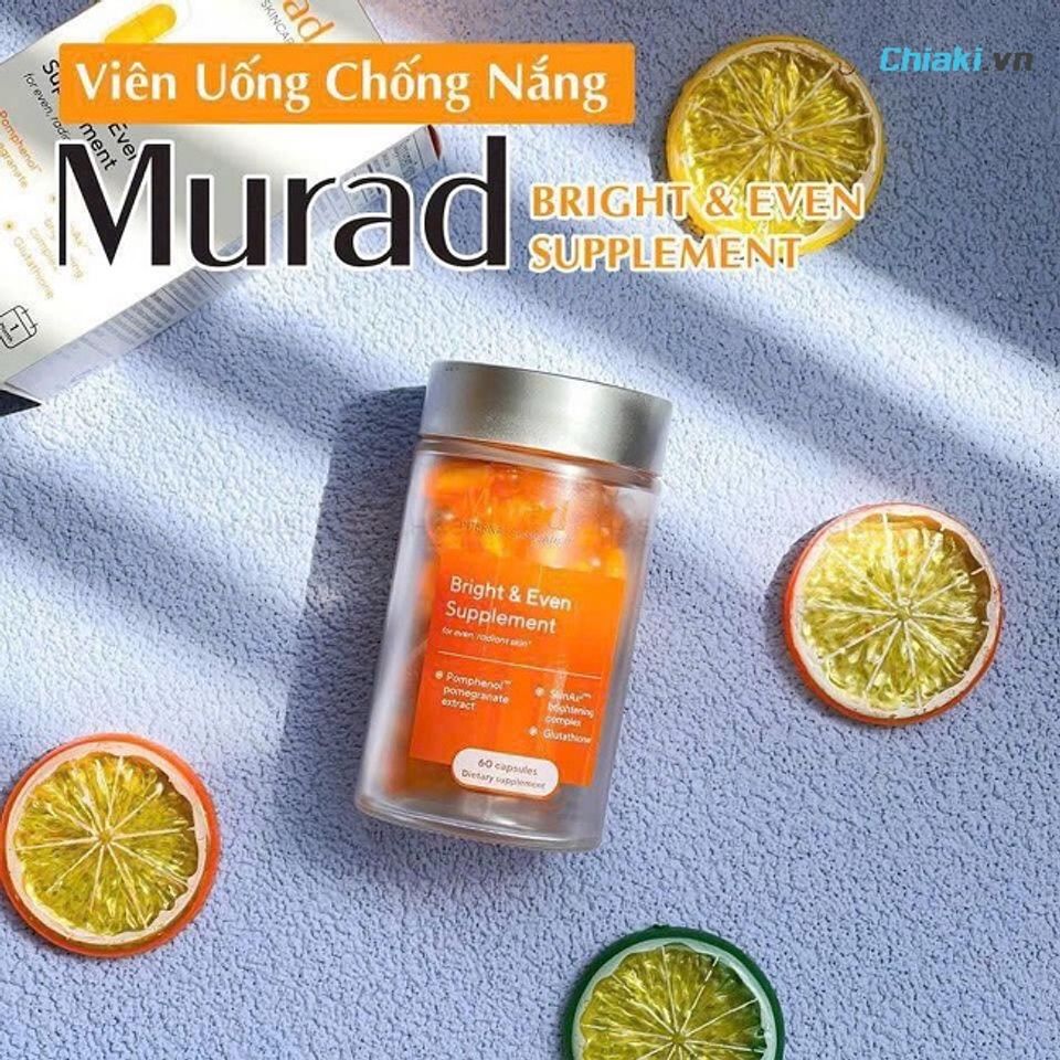 Vi&ecirc;n uống chống nắng Murad thuộc thương hiệu dược mỹ phẩm Murad nổi tiếng đến từ Mỹ