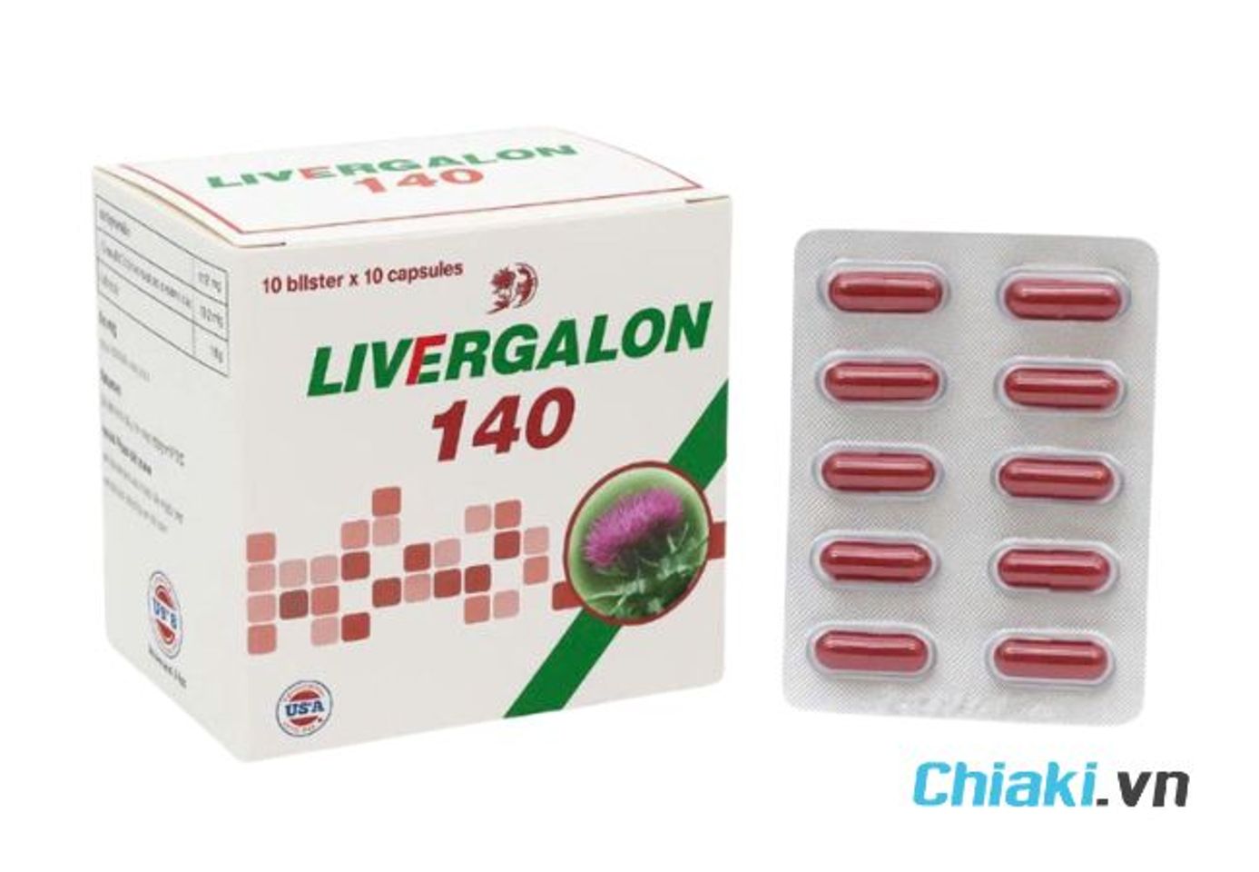 Thuốc bổ gan Việt Nam Livergalon 140 Mediphar USA