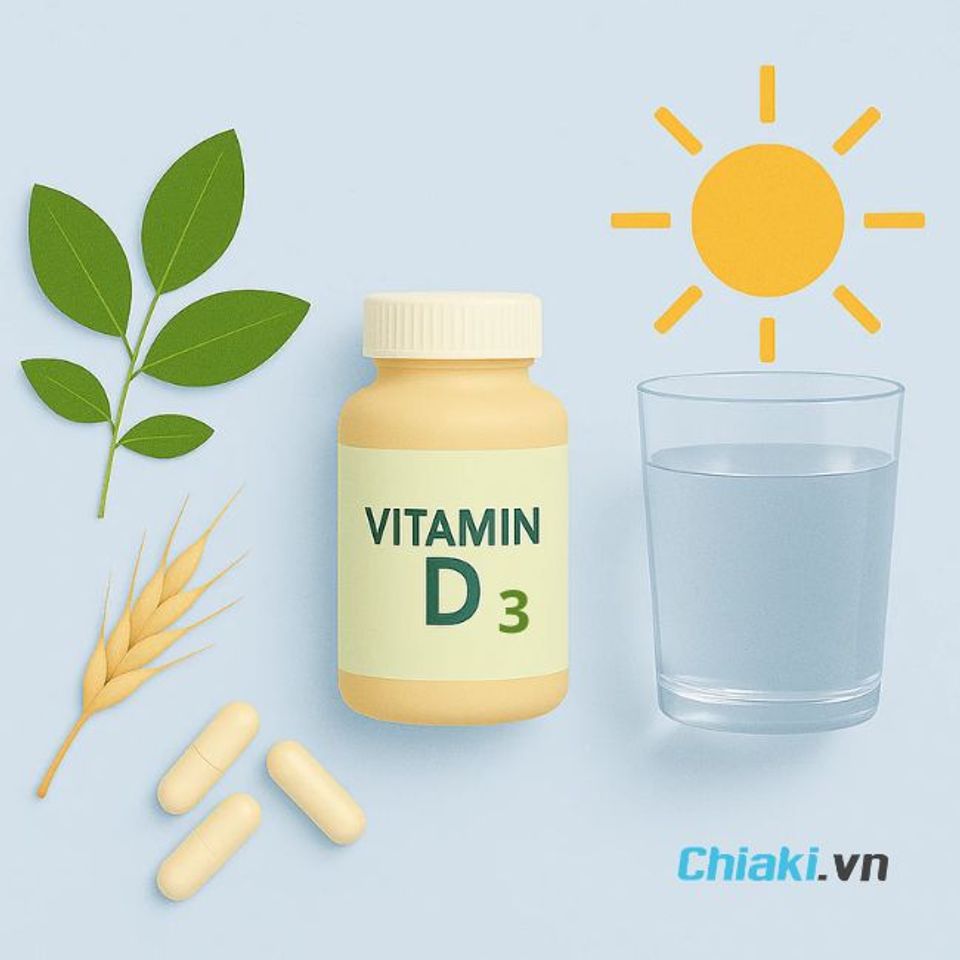 Vitamin D3 uống v&agrave;o l&uacute;c n&agrave;o trong ng&agrave;y