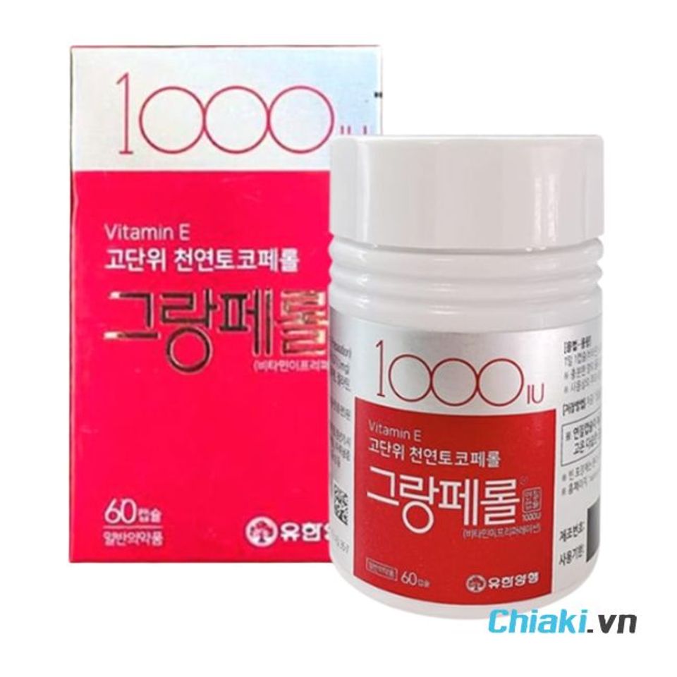Vi&ecirc;n uống Vitamin E H&agrave;n Quốc YuHan