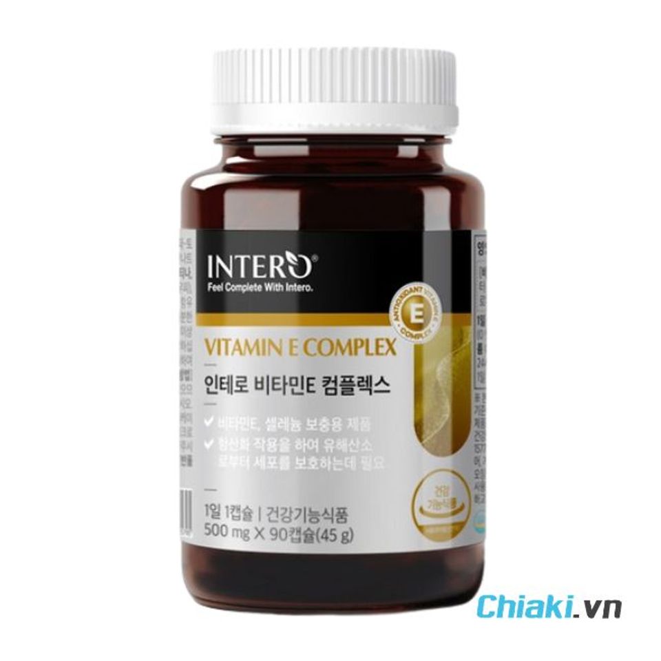 Vi&ecirc;n uống Vitamin E của H&agrave;n Quốc Intero
