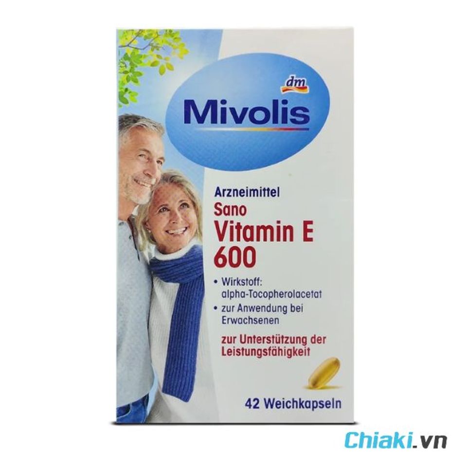 Vi&ecirc;n uống Vitamin E Đức Mivolis