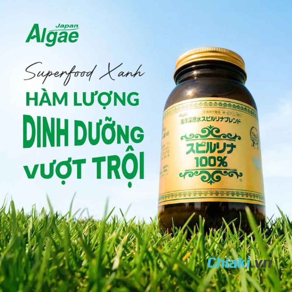 Hiệu quả sử dụng tảo xoắn Nhật Bản Spirulina