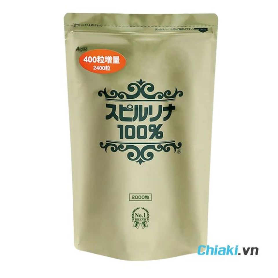 Tảo xoắn Nhật Bản Spirulina dạng t&uacute;i zip