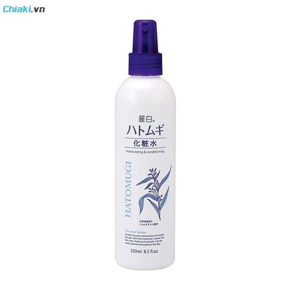 Xịt kho&aacute;ng Hatomugi The Mist Lotion của Nhật giảm t&igrave;nh trạng kh&ocirc; r&aacute;p v&agrave; mang lại cảm gi&aacute;c tươi m&aacute;t