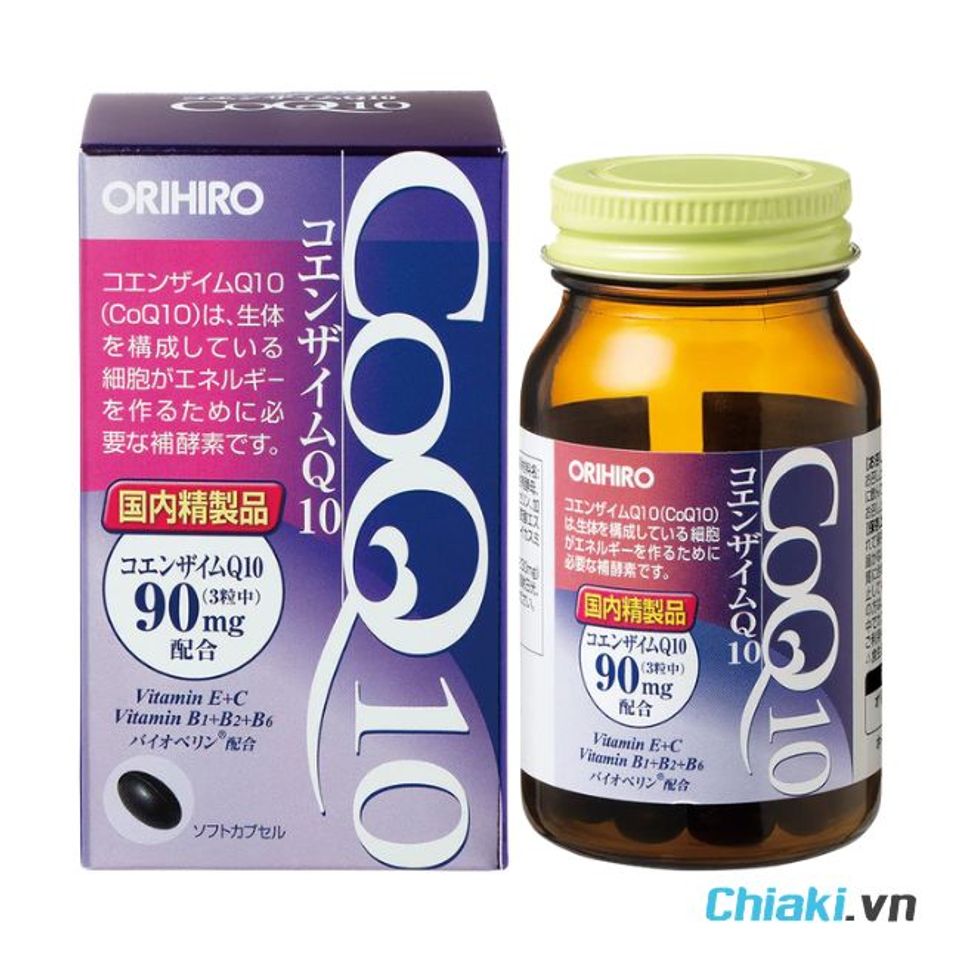 Thuốc Q10 hỗ trợ tim mạch của Nhật Orihiro 90mg